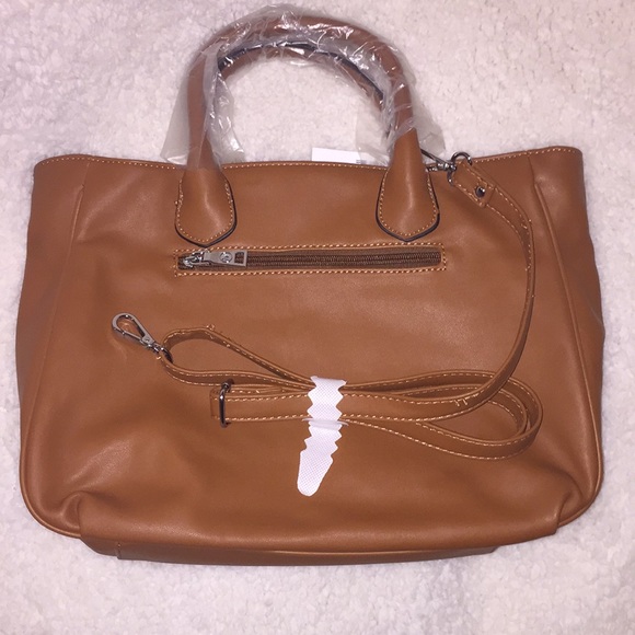 Camel Cognac MoDa New York Crossbody Bag Purse NWT - Picture 7 of 9